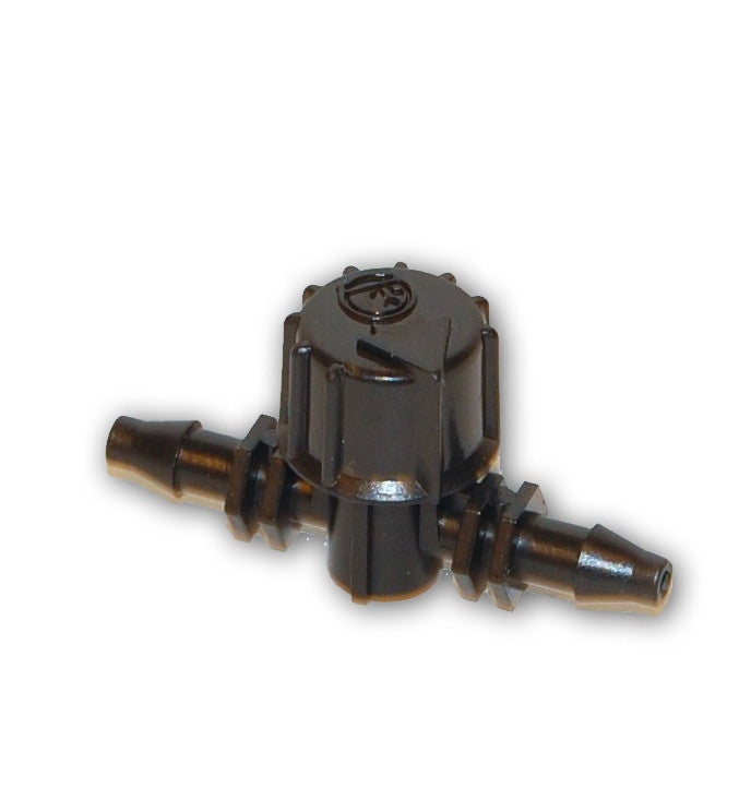Black mechanical component on a white background micro valve for Mutiny 